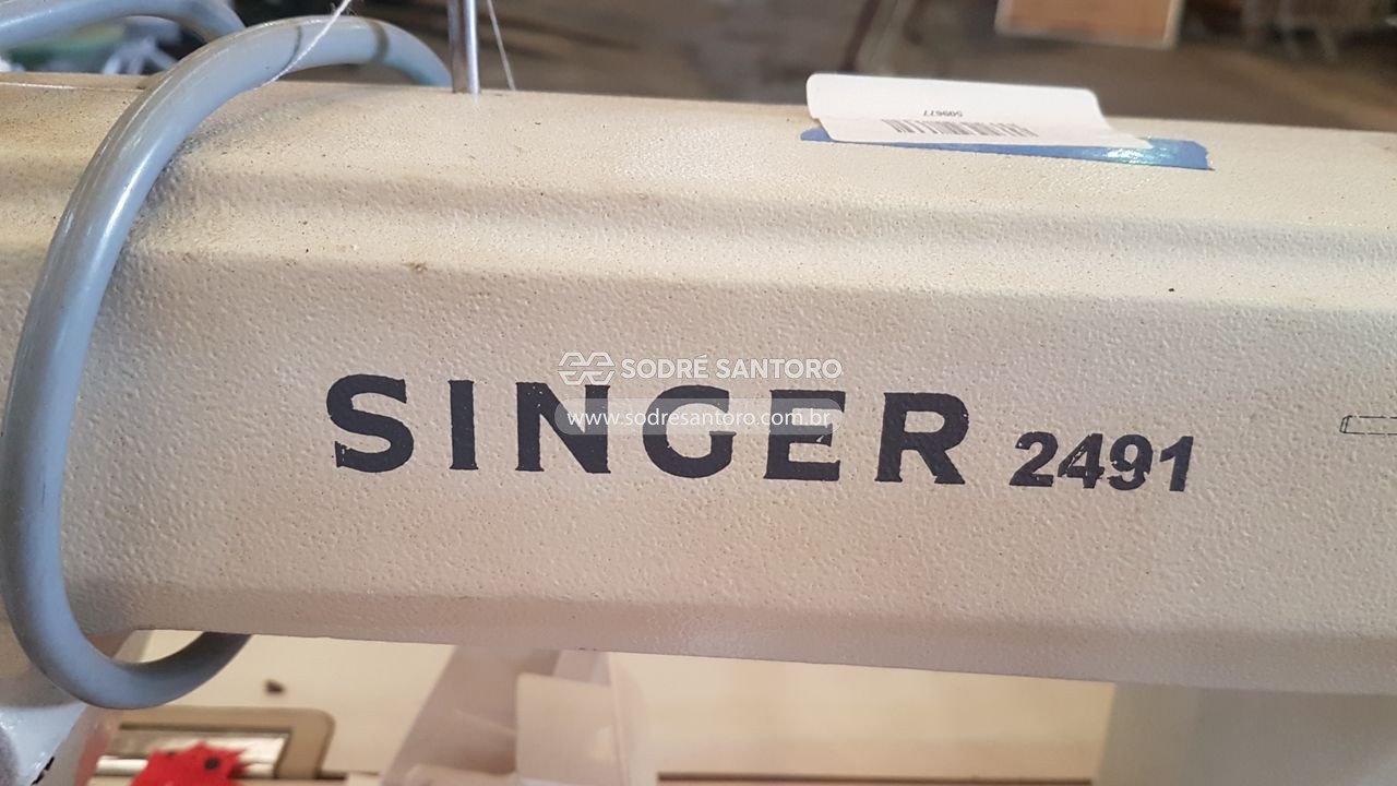 Foto 5: máquina costura reta industrial singer 2491 d200a