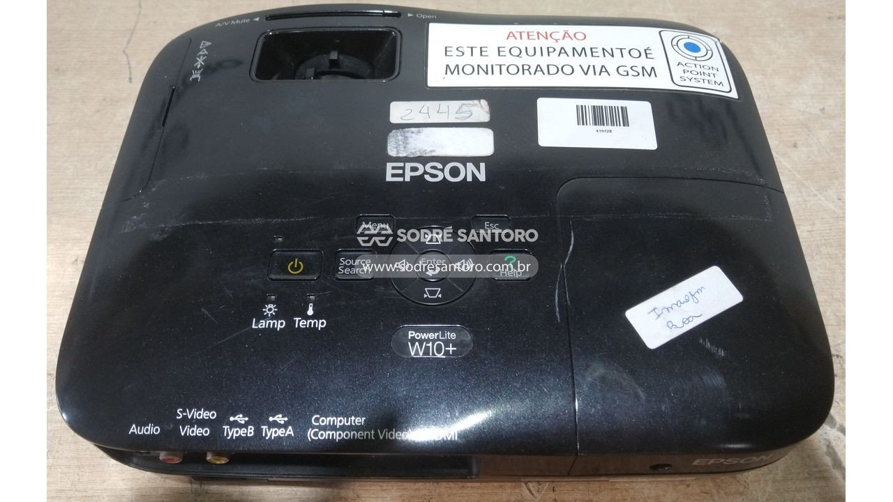 Foto 3: projetor epson powerlite w10+ h367a
