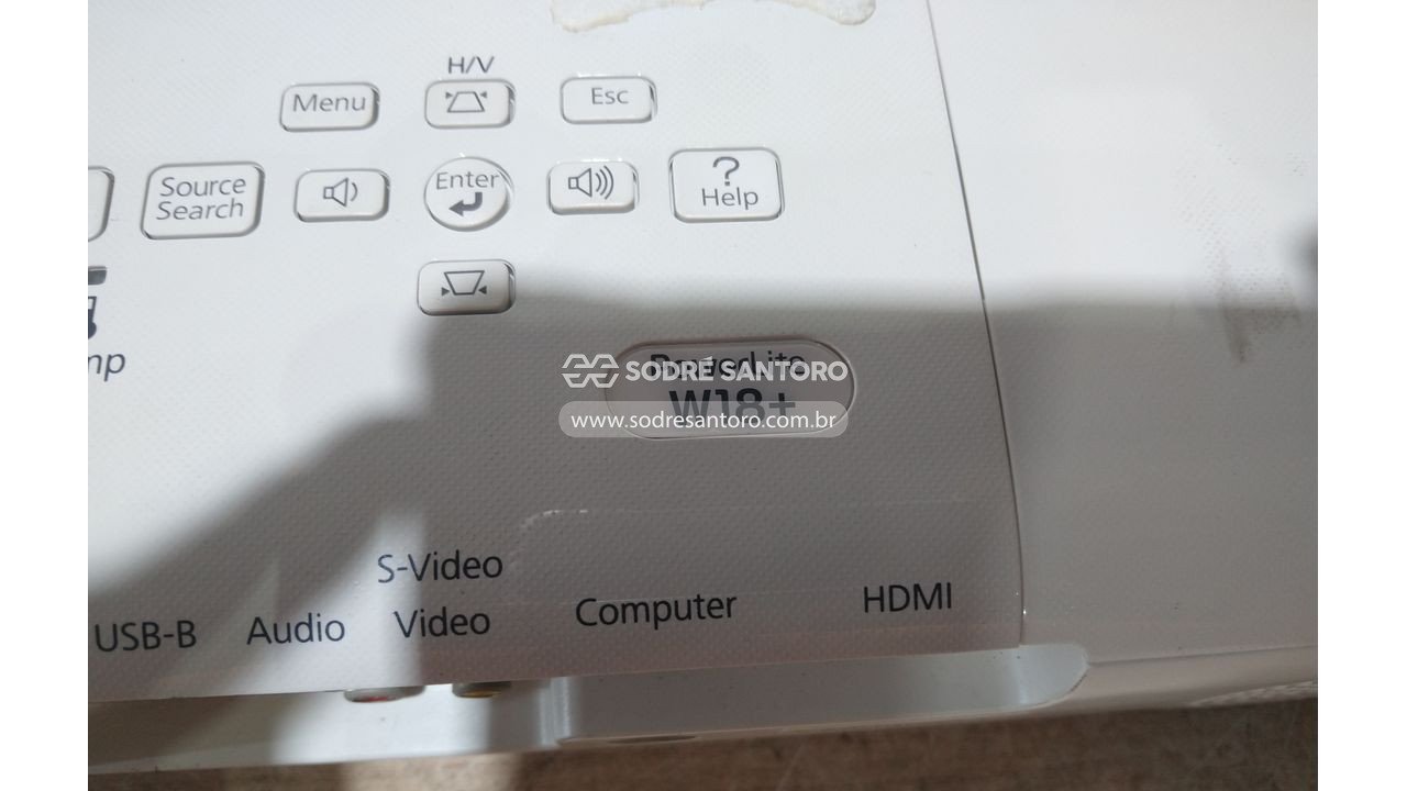 Foto 4: projetor epson powerlite w18+ h550a