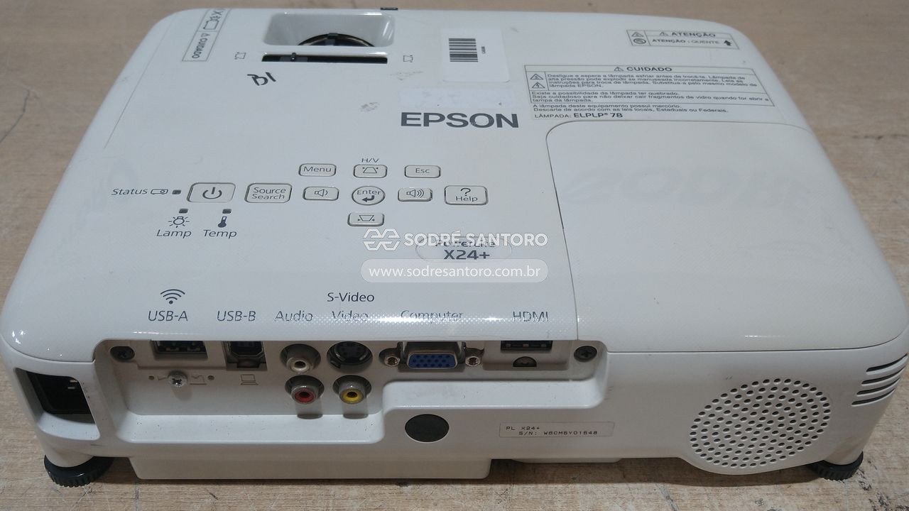 Foto 2: projetor epson powerlite x24+ h553a
