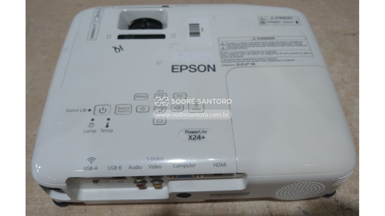 Foto 3: projetor epson powerlite x24+ h553a