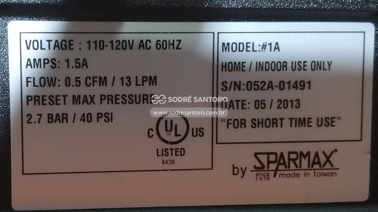 Foto 3: aerografo sparmax temptu #1a
