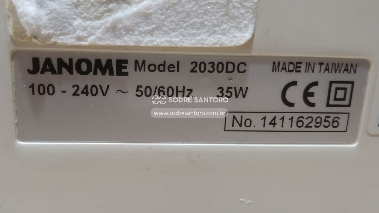 Foto 5: máquina de costura janome 2030dc