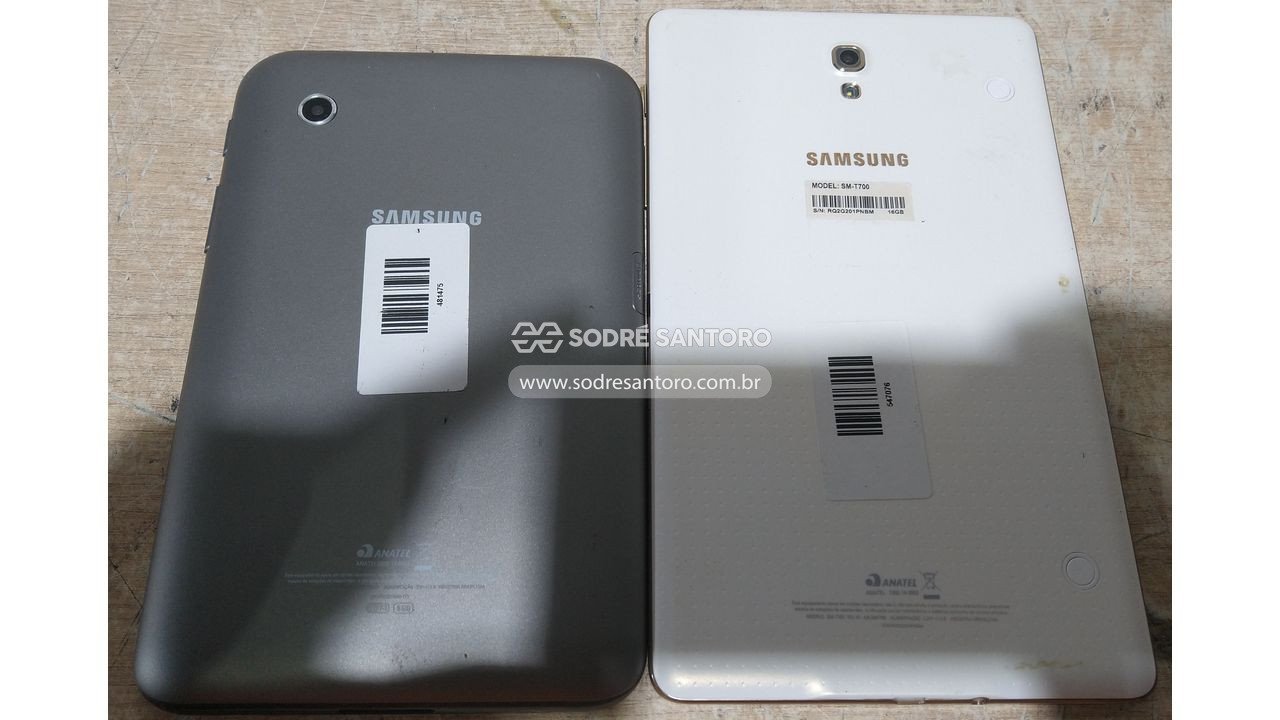 Foto 2: sucata de 2 tablets samsung galaxy