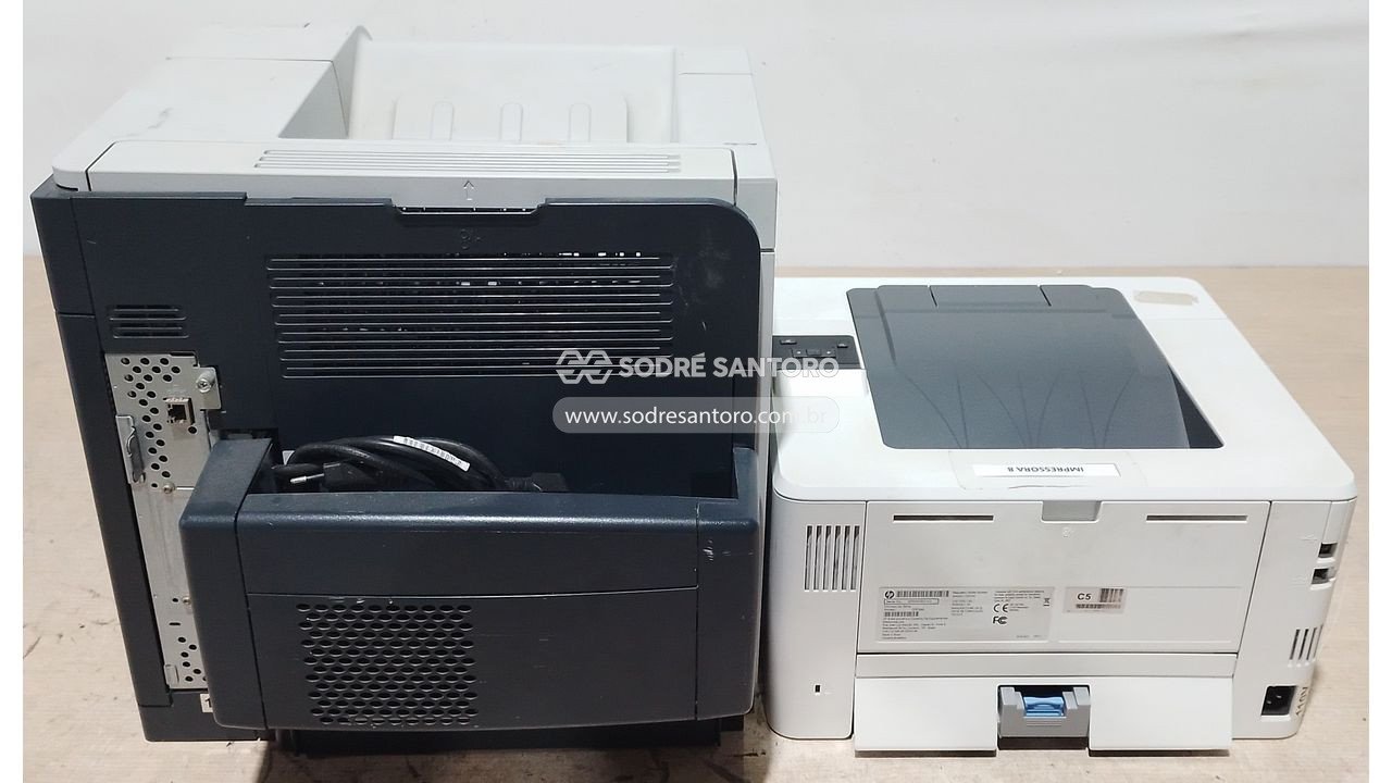 Foto 2: 2 impressoras hp laserjet p4015n / pro m402dn