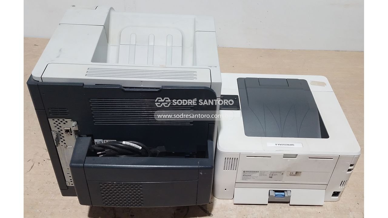 Foto 3: 2 impressoras hp laserjet p4015n / pro m402dn