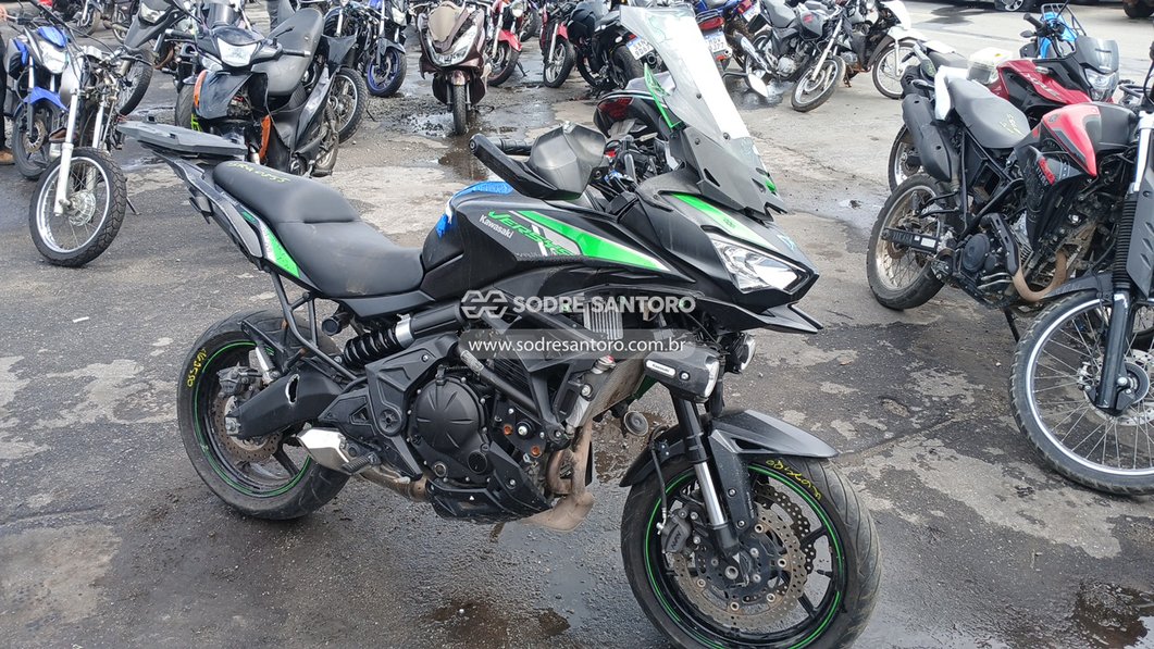 Leilão KAWASAKI VERSYS 650 TR 24/24 - Leilão de veiculos - Sodré