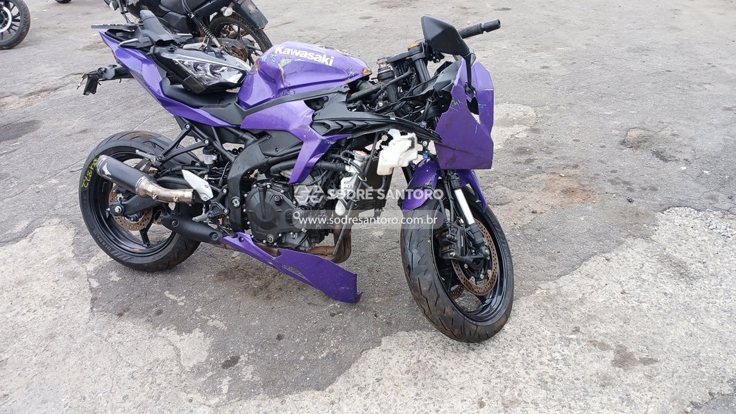 Leilão KAWASAKI NINJA ZX-4R 24/24 - Leilão de veiculos - Sodré Santoro
