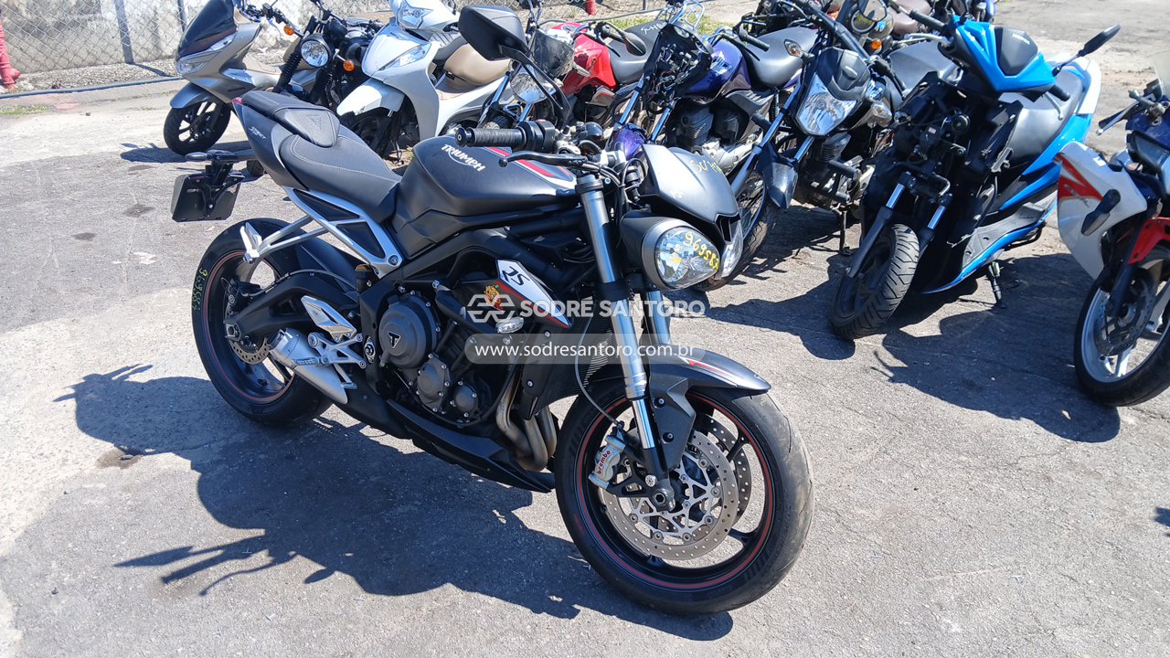 Leilão TRIUMPH STREET TRIPLE RS 19/20 - Leilão de veiculos - Sodré