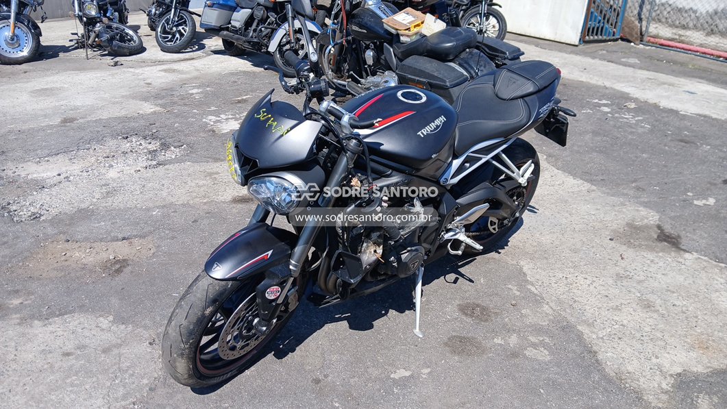 Leilão TRIUMPH STREET TRIPLE RS 19/20 - Leilão de veiculos - Sodré