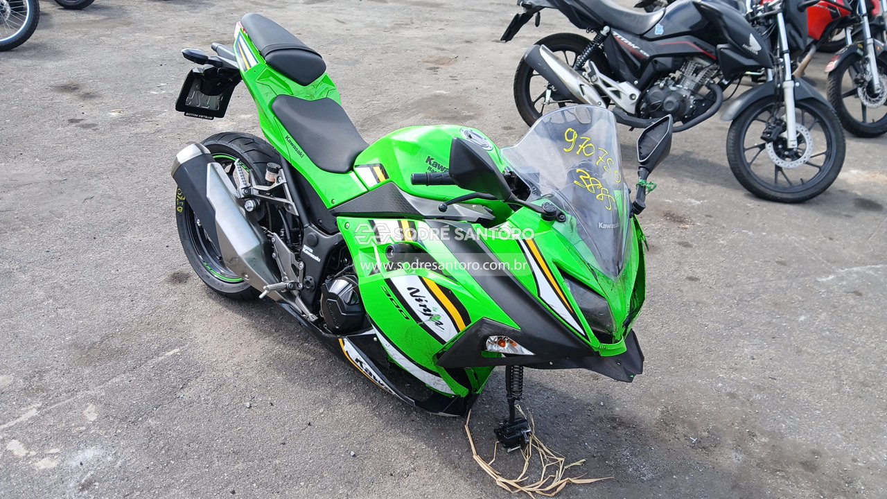 Leilão KAWASAKI NINJA 300 25/26 - Leilão de veiculos - Sodré Santoro
