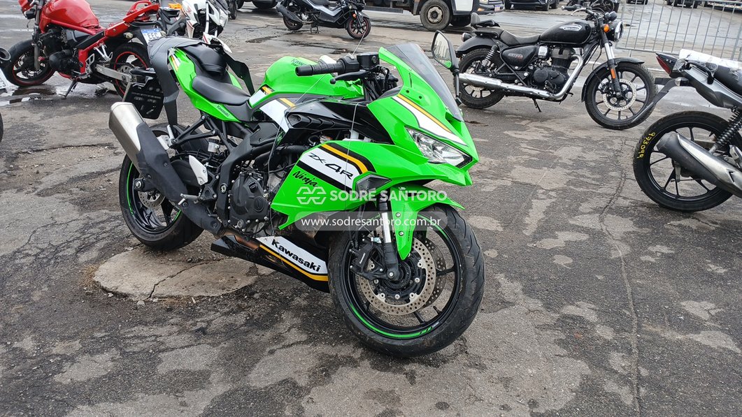 Leilão KAWASAKI NINJA ZX-4R 25/26 - Leilão de veiculos - Sodré Santoro