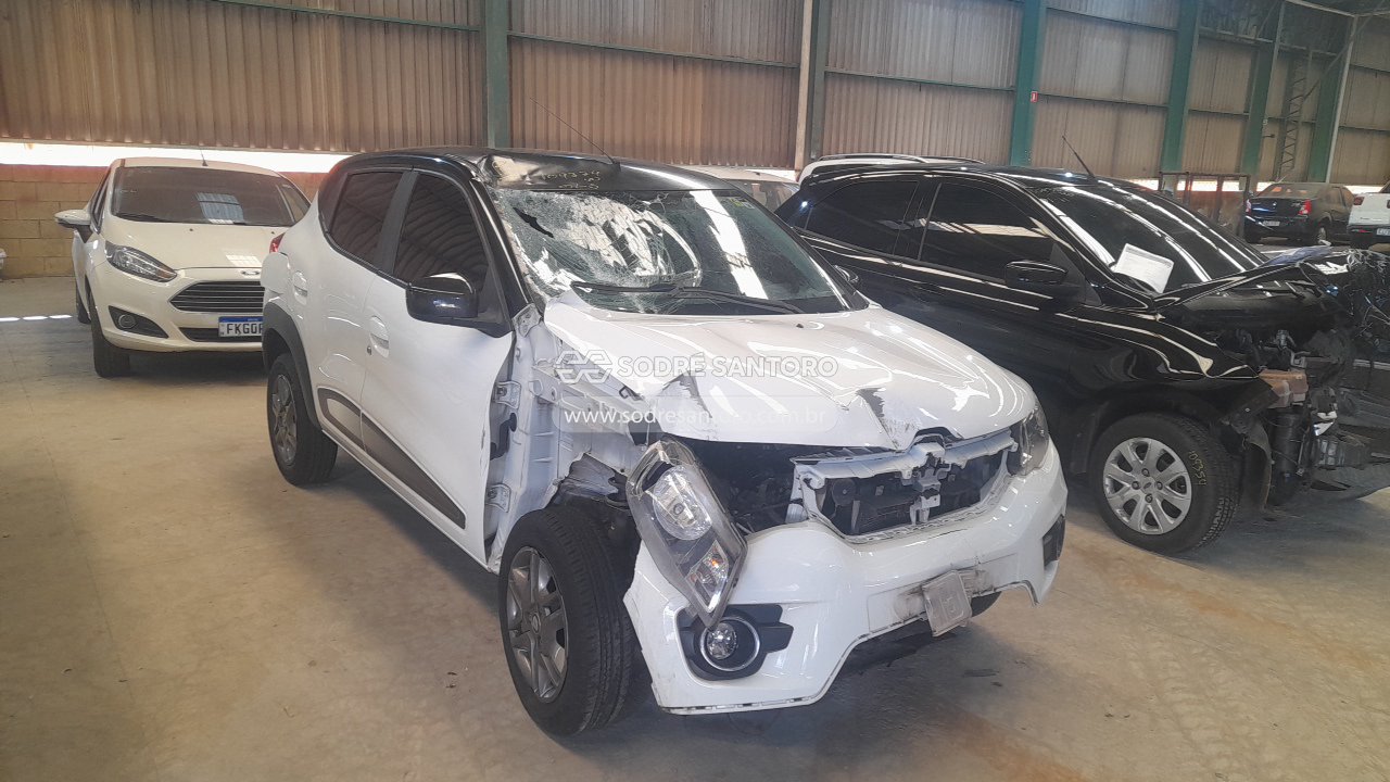 Renault Kwid Intens 10mt 2018 em leilão