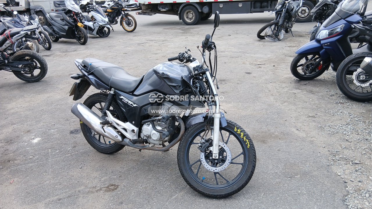 Honda Cg 160 Fan 2024 em leilão