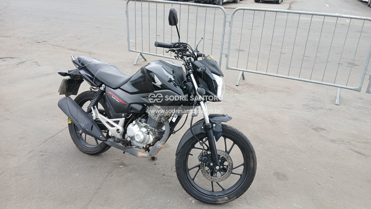 Honda Cg 160 Start 2025 em leilão