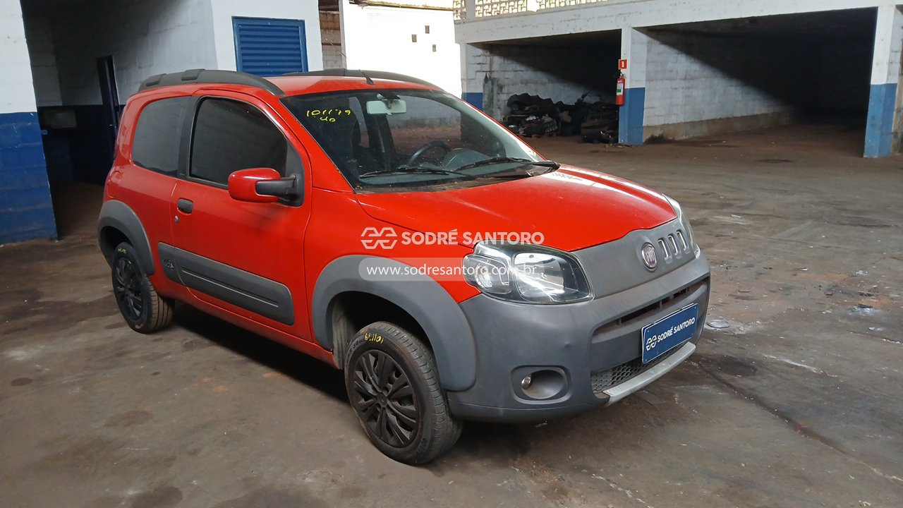 Fiat Uno Way 1.0 2012 em leilão