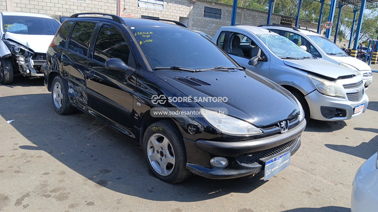 Peugeot 206 Sw14 Pres Fx 2008 em leilão