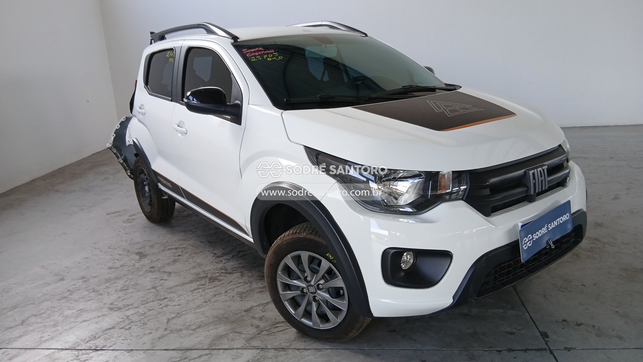 Fiat Mobi Trekking 1.0mt 2025 em leilão