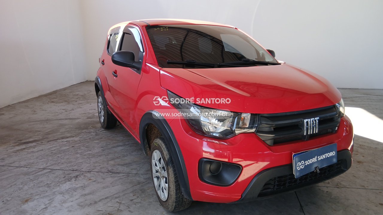 Fiat Mobi Like 2021 em leilão