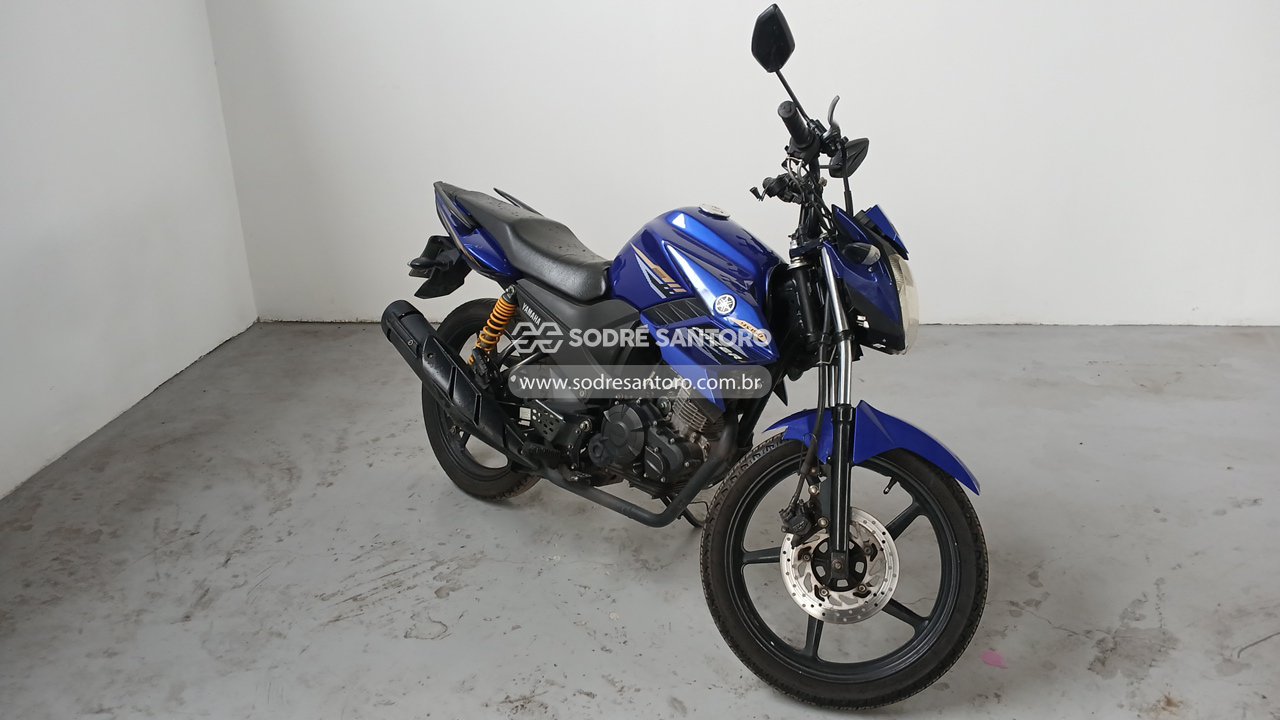 Yamaha Ys 150 Fazer Sed 2016 em leilão
