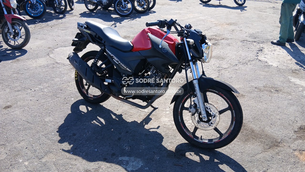 Yamaha Ybr 150 Factor Ed 2020 em leilão — SP