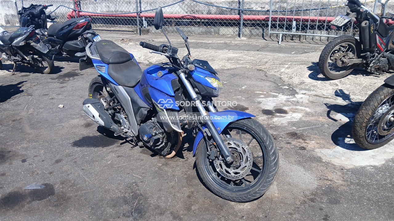 Yamaha Fz25 Fazer 2019 em leilão