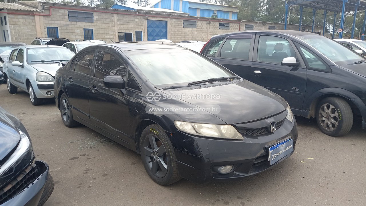 Honda Civic Lxs Flex 2008 em leilão