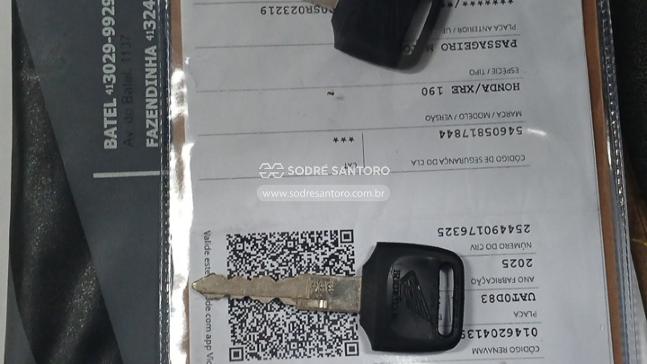 Honda Xre 190 - 2025/2025 — foto 9 de 12