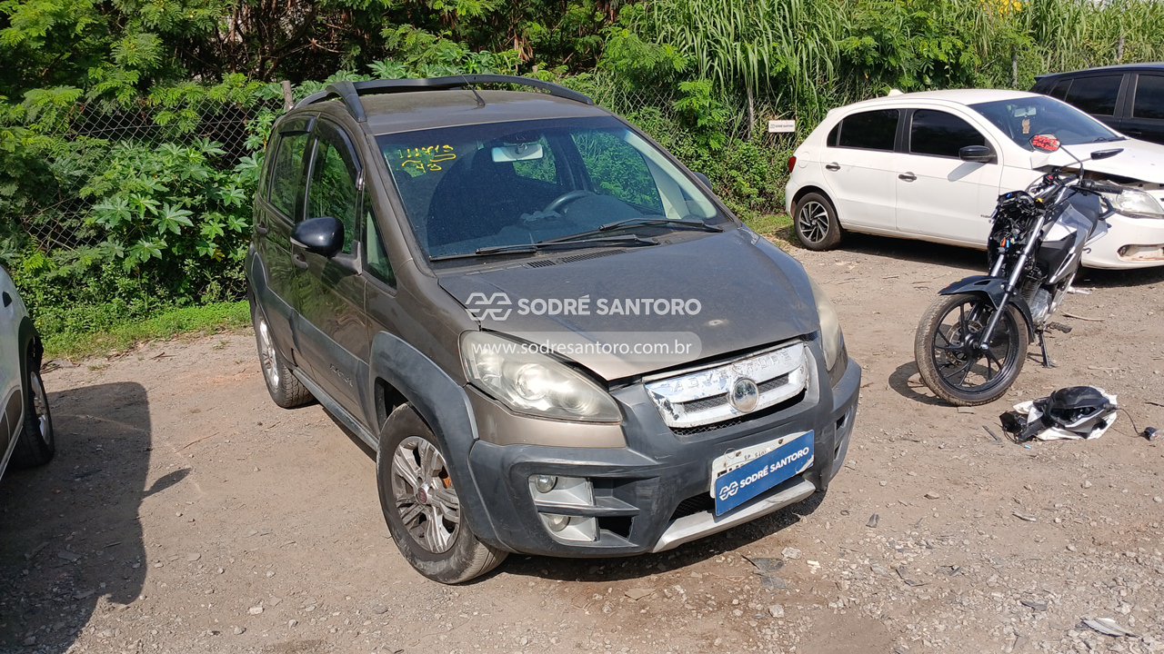 fiat - idea adventure 1.8 — leilão em Guarulhos/SP